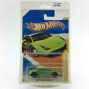 Hot Wheels Lamborghini Gallardo LP 570-4 Superleggera Green SIDE TAMPO ERROR #2